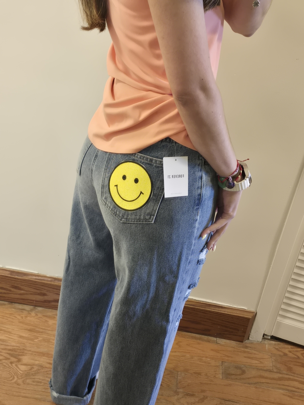Forever 21 Light Blue High-Rise Denim Jeans with Tag